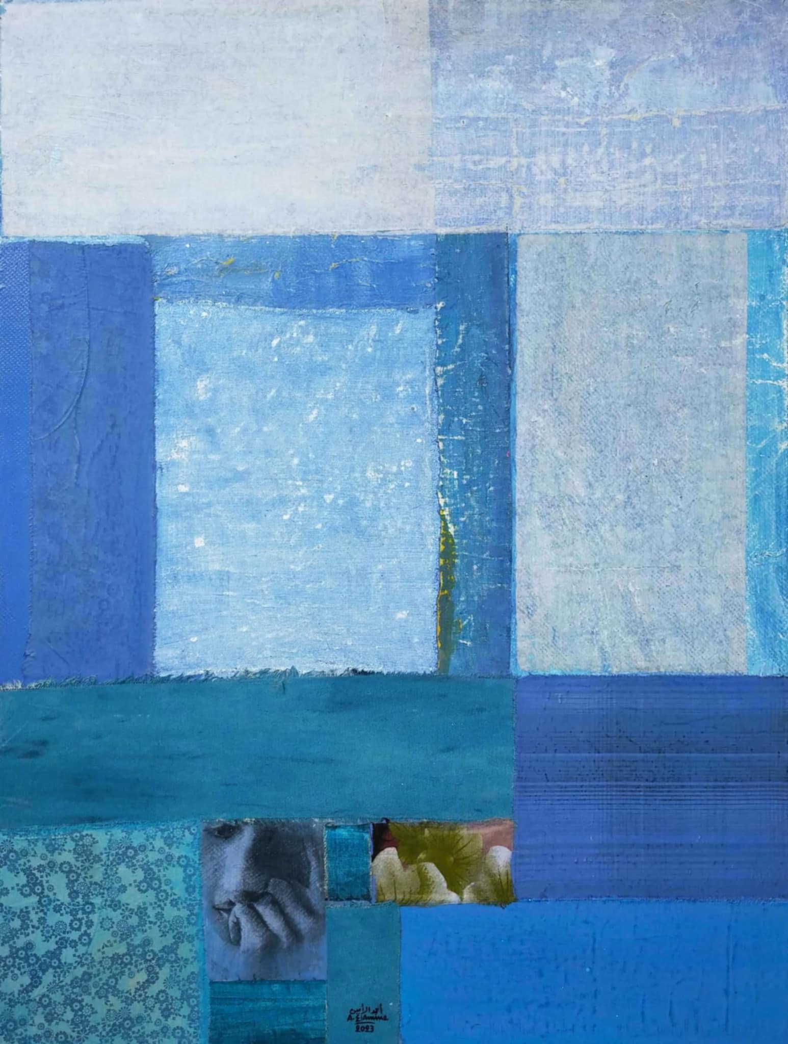 Tableau de l’artiste Ahmed ELAMIN