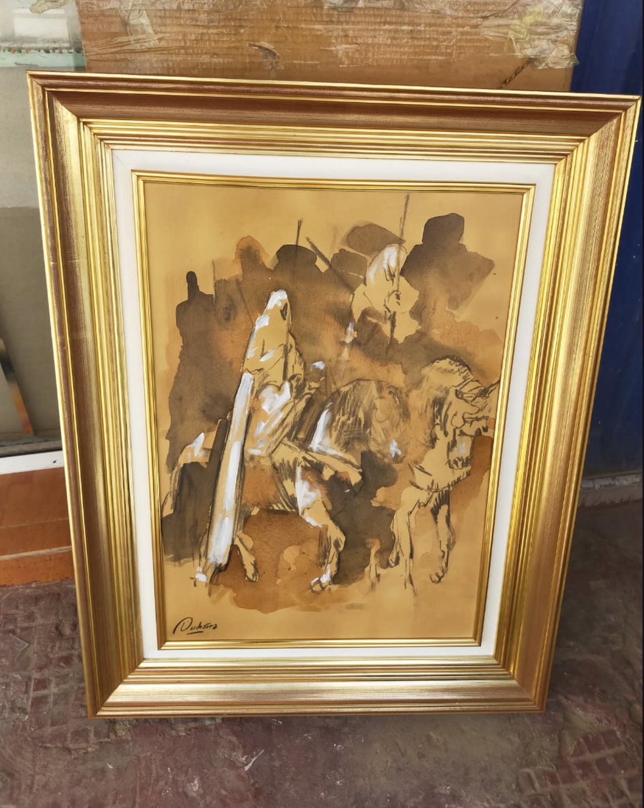Tableau : huile sur toile