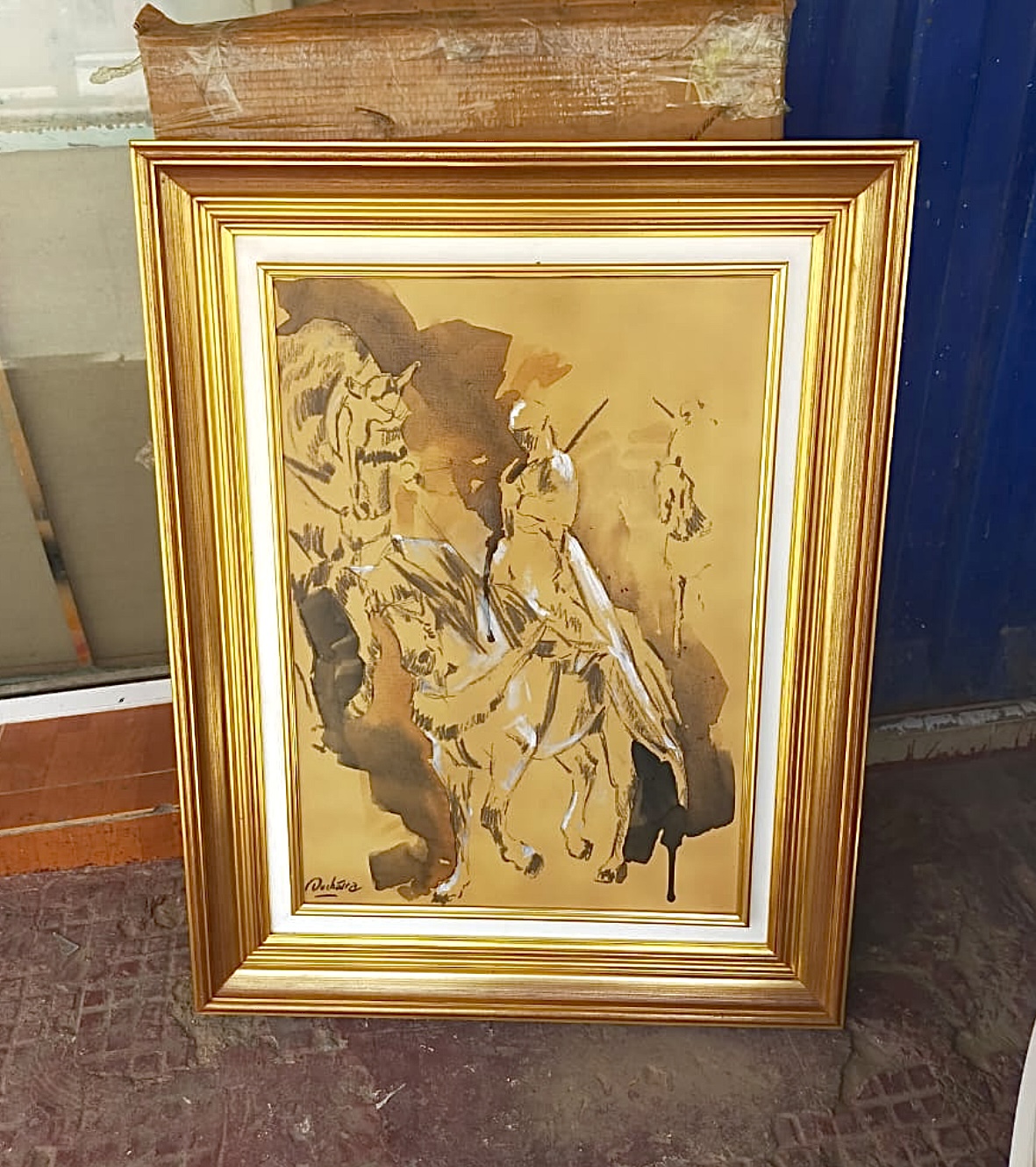 Tableau : huile sur toile